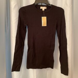 Michael Kors black sweater NWT XS